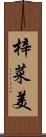 梓菜美 Scroll