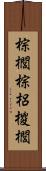 棕櫚 Scroll