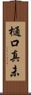樋口真未 Scroll