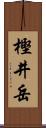 樫井岳 Scroll