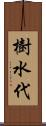 樹水代 Scroll