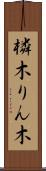 橉木 Scroll