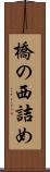 橋の西詰め Scroll