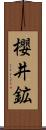 櫻井鉱 Scroll