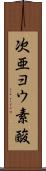 次亜ヨウ素酸 Scroll