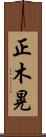正木晃 Scroll