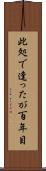 此処で逢ったが百年目 Scroll