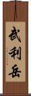 武利岳 Scroll