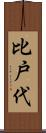 比戸代 Scroll
