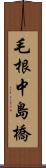 毛根中島橋 Scroll