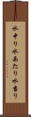 水中り Scroll
