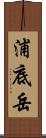 浦底岳 Scroll