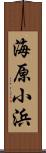 海原小浜 Scroll