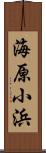 海原小浜 Scroll