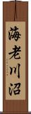 海老川沼 Scroll