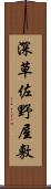 深草佐野屋敷 Scroll