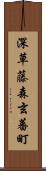 深草藤森玄蕃町 Scroll