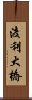 渡利大橋 Scroll