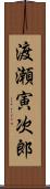 渡瀬寅次郎 Scroll