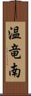 温竜南 Scroll