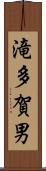 滝多賀男 Scroll