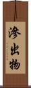 滲出物 Scroll