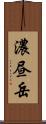 濃昼岳 Scroll