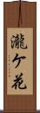 瀧ケ花 Scroll
