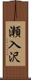 瀬入沢 Scroll