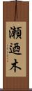 瀬迺木 Scroll