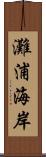 灘浦海岸 Scroll