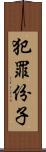 犯罪份子 Scroll