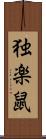 独楽鼠 Scroll
