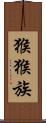 猴猴族 Scroll