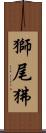 獅尾狒 Scroll