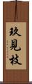 玖見枝 Scroll