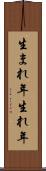 生まれ年 Scroll
