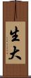 生大 Scroll