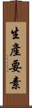 生產要素 Scroll