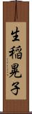 生稲晃子 Scroll
