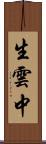 生雲中 Scroll