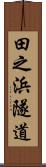 田之浜隧道 Scroll