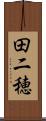 田二穂 Scroll