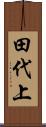 田代上 Scroll