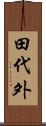 田代外 Scroll