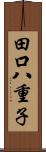田口八重子 Scroll