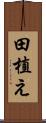 田植え Scroll