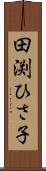 田渕ひさ子 Scroll