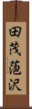 田茂萢沢 Scroll