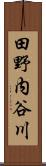 田野内谷川 Scroll